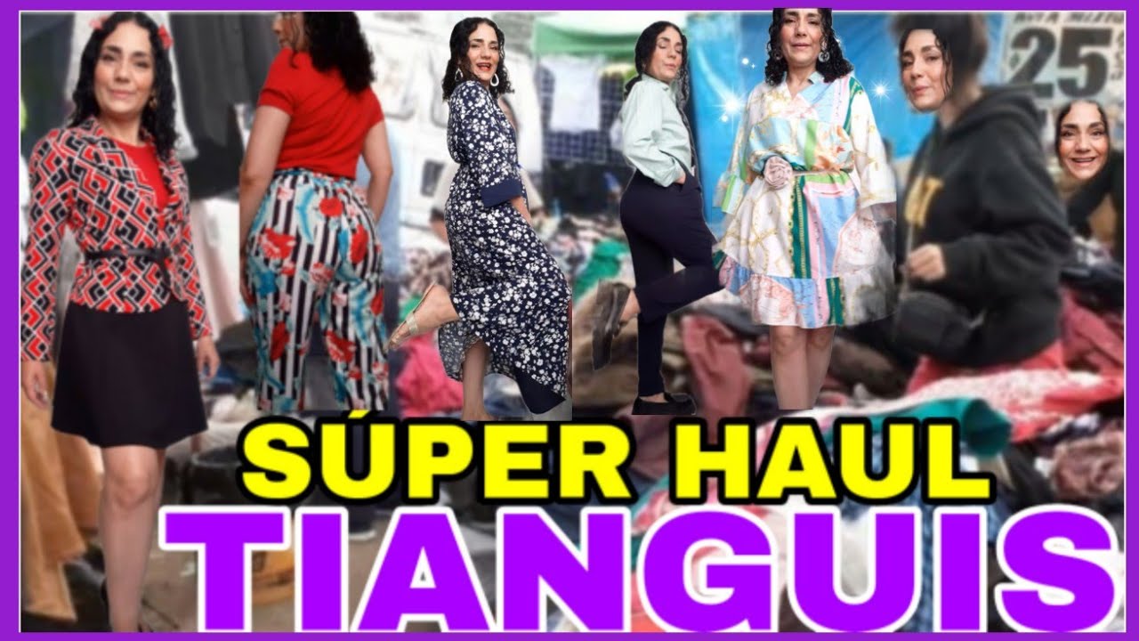 TIANGUIS-SUPER MEGA HAUL-ROPITA  DE PACA 🤑👍👚🧥👕👔🩱👠👖