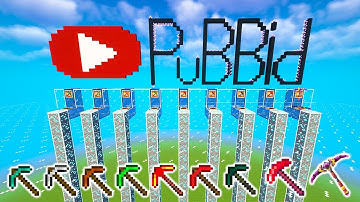 Strongest Pickaxes vs 70 Blocks | Minecraft