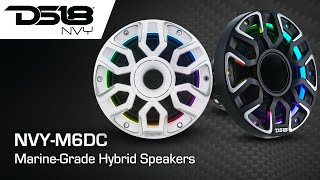 6.5” Marine Grade Hybrid Coaxial Speaker With Neodymium Magnet, Kevlar