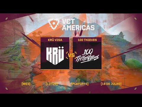 100 Thieves x KRÜ VISA (Mapa 2: Lotus) | VCT Americas