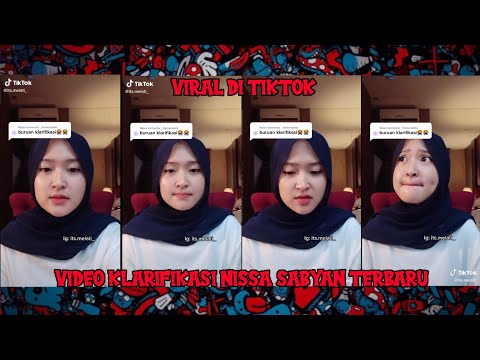 VIRAL DI TIKTOK VIDEO KLARIFIKASI NISSA SABYAN TERBARU