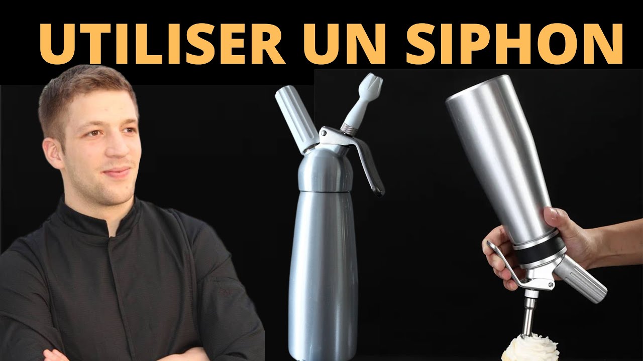 Technique de cuisine : utiliser un siphon avec un produit gélifié 