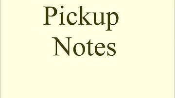 Pickup Notes, Guitar Lessons with Russell Nollen