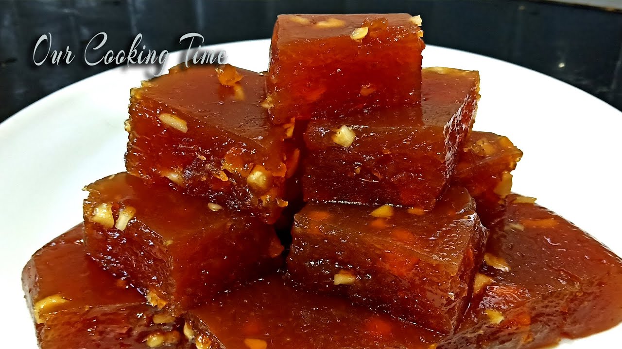 Bombay Halwa Recipe InTamil Corn Flour Halwa In Tamil Karachi Halwa