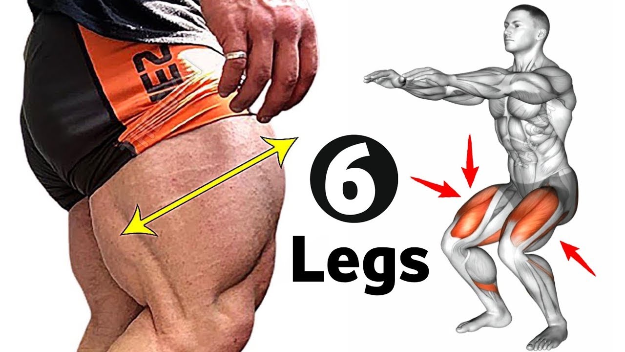 How to build Leg - 9 Best exercises - for leg building - YouTube