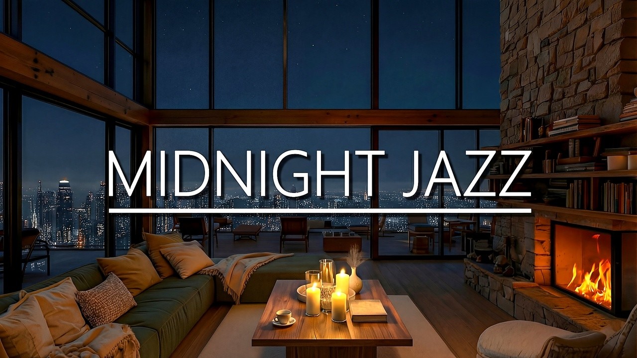 Escape to This Peaceful City Apartment at Night