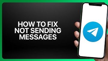 How To Fix Telegram Not Sending Messages in Telegram 2025! Tutorial