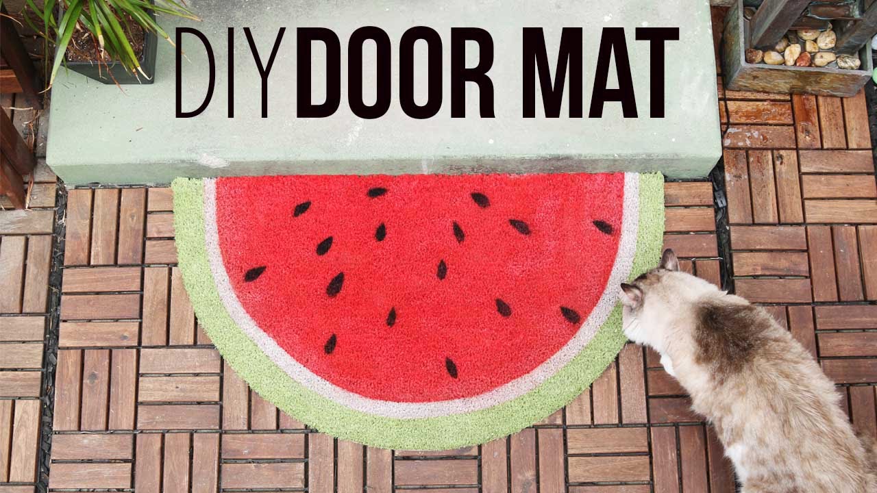 Fruity Door Mats Diy Youtube