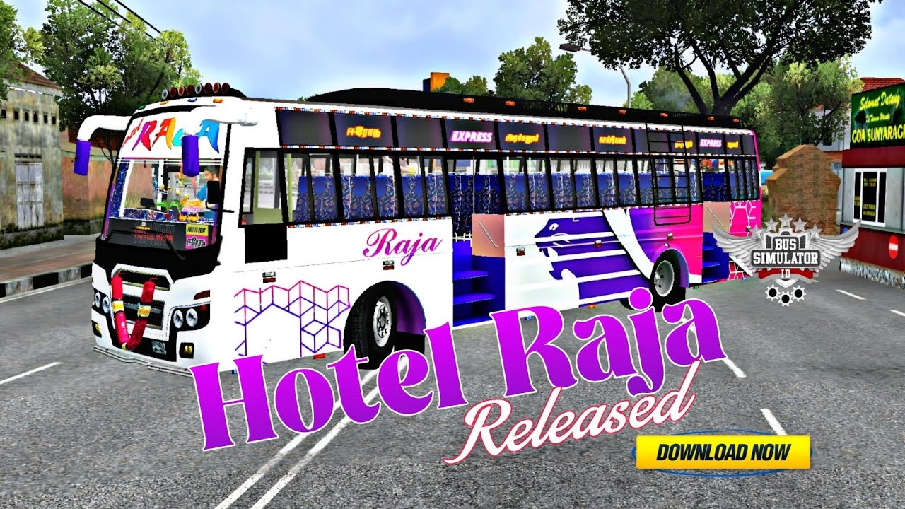 Bus Raja Goder Hotel Raja Bus Mod Released BUSSID @TeamTNBROfficial - YouTube