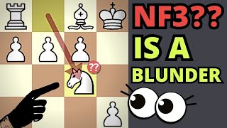 Nf3 is BAD Against My Mordern Gambit—Its a Blunder! 👀👁️👁️