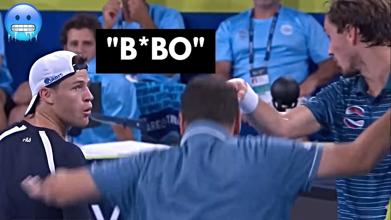 When Tennis Gets PERSONAL ● Medvedev & Schwartzman Heated Titanic Battle