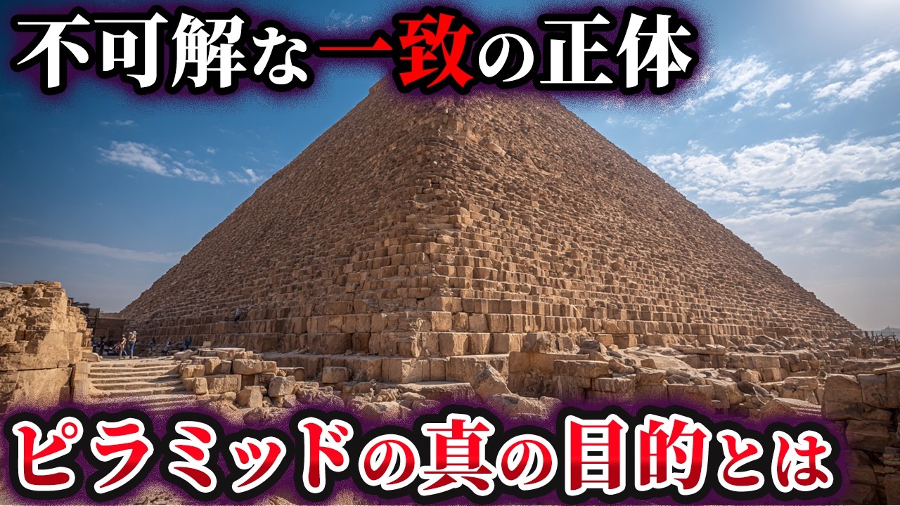 高度な建築技術からひも解く『ピラミッドの真の目的』と3つの謎