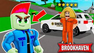 Job Werkt 1 Dag Als Politie In Brookhaven RP🏡En Dat Ging Mis!