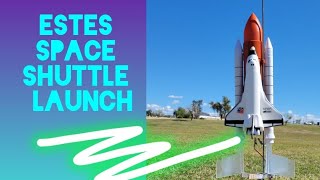 Happy Eclipse Day! The New Estes Space Shuttle Model Rocket Launch! How Did It do? #eclipse