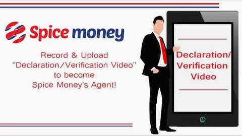 Spice Money: Declaration/Verification video: "Content and process":(English for retailers)