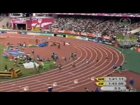 تتويج قرني جبير بذهبية سباق 800 متر في بطولة العالم لألعاب القوى باريس 2003
