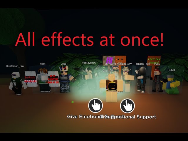 Getting all effects at once in Infectious Smile | Roblox class=