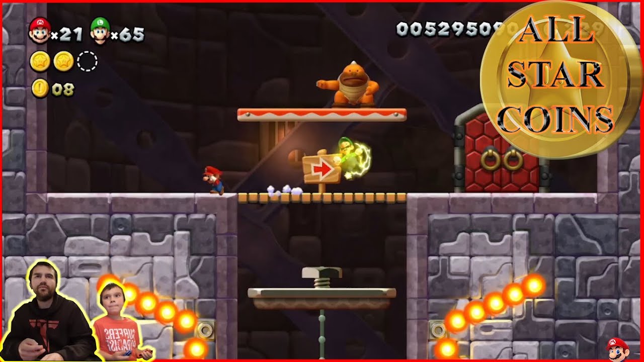 New Super Mario Bros. U Deluxe - Rock-Candy Mines - Screwtop Tower