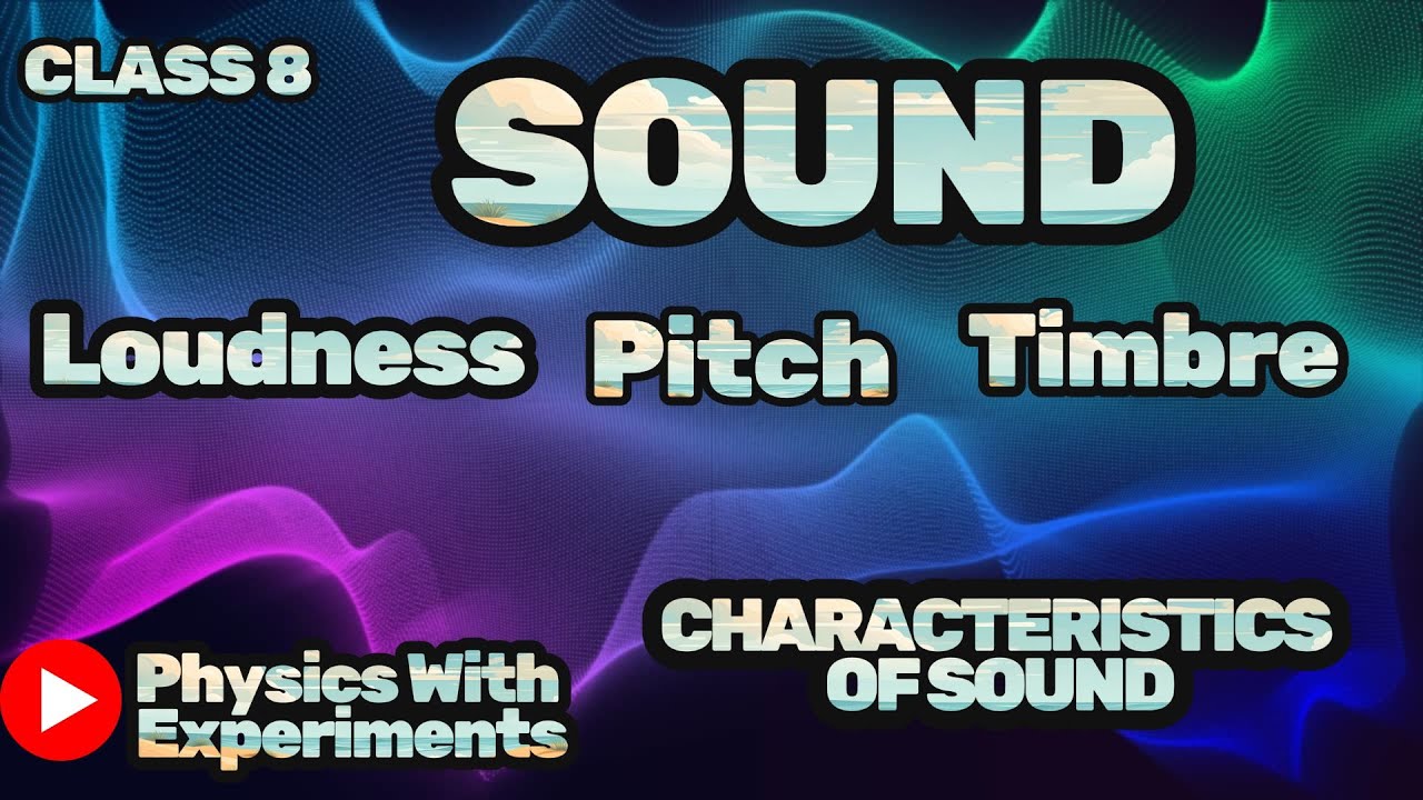 Class 8 | Sound | Part 4 | Characteristics of Sound | Loudness | Pitch ...
