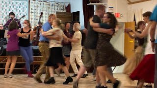 Lively Contra Dancing at the Grange