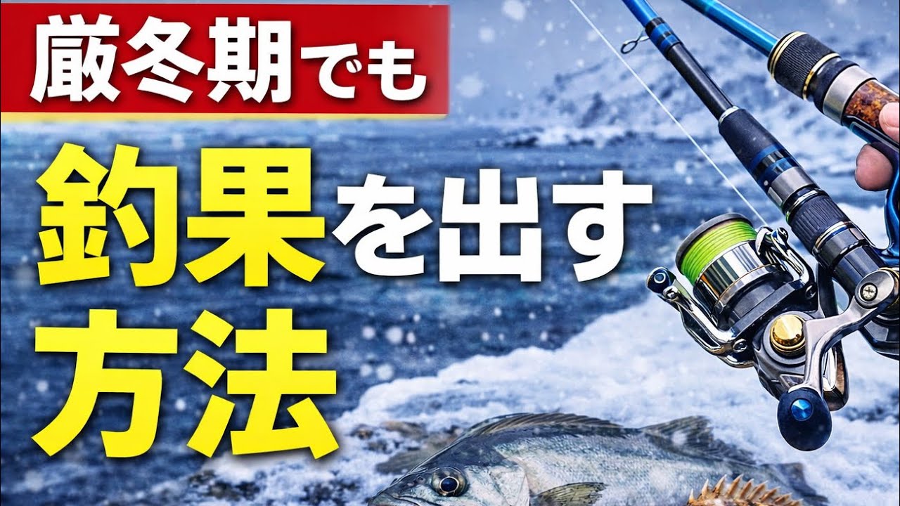 厳冬期でも釣果を出す方法