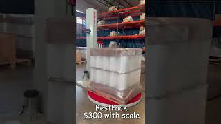 S300 BestPack Pallet Wrap W/SCALE #cbmsystems #palletwrapping wrapper #wrappingequipment #bestpack