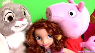Sofia The First Talking Clover Plush Cuddly Royal Disney & Talking Peppa Pig Hug N Oink Nickelodeon
