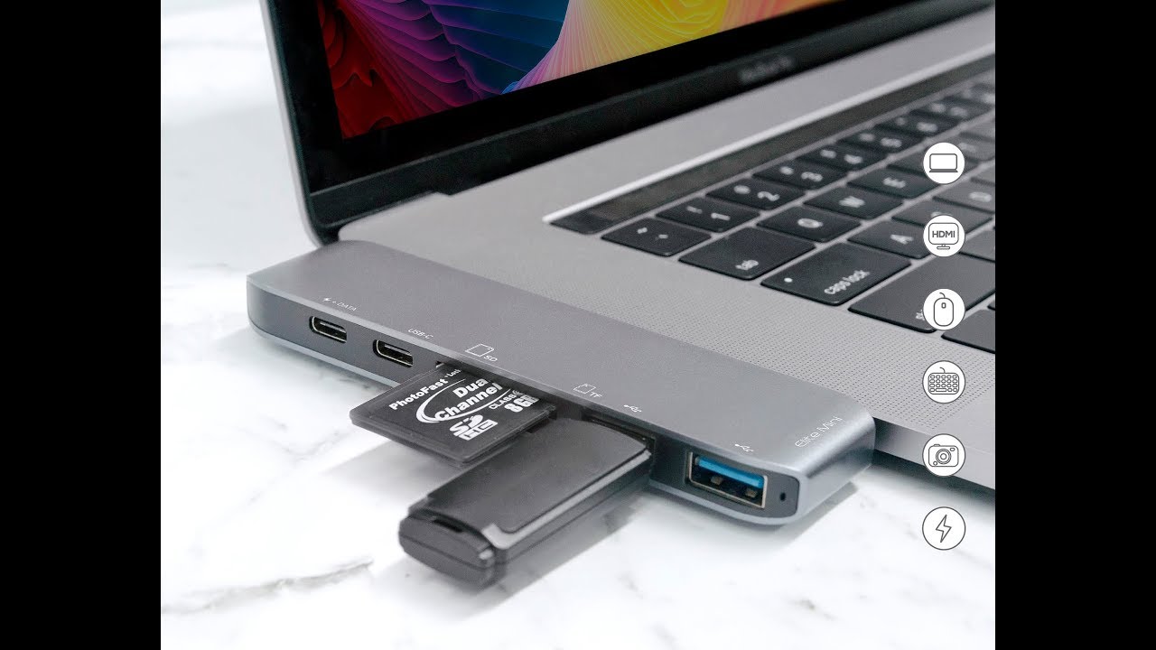 Elite Mini USB-C // Mini Hub + 4K HDMI + Thunderbolt video thumbnail