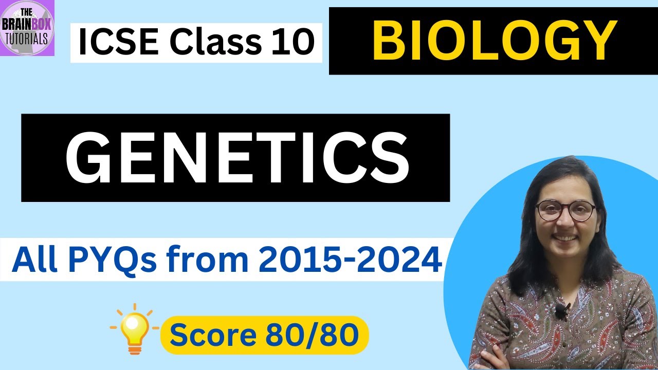 ICSE Class 10 Biology Genetics PYQs with Solution