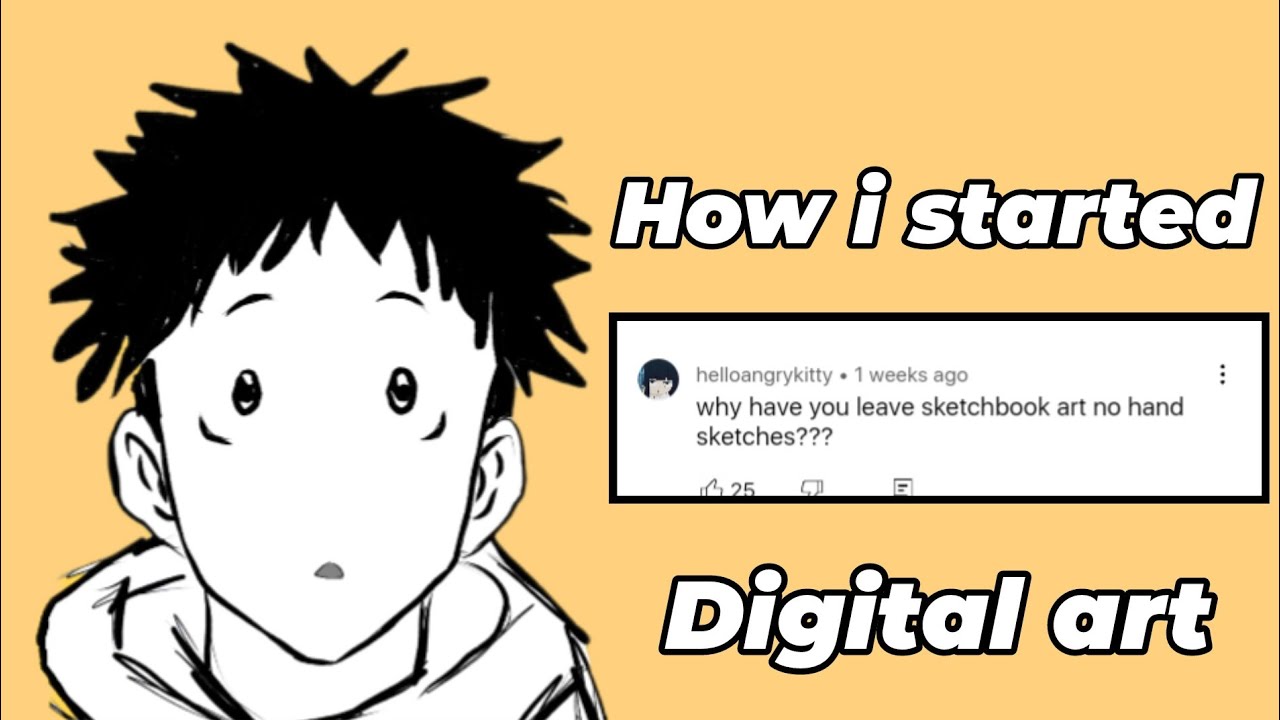 How I started digital art ? My digital art journey - YouTube