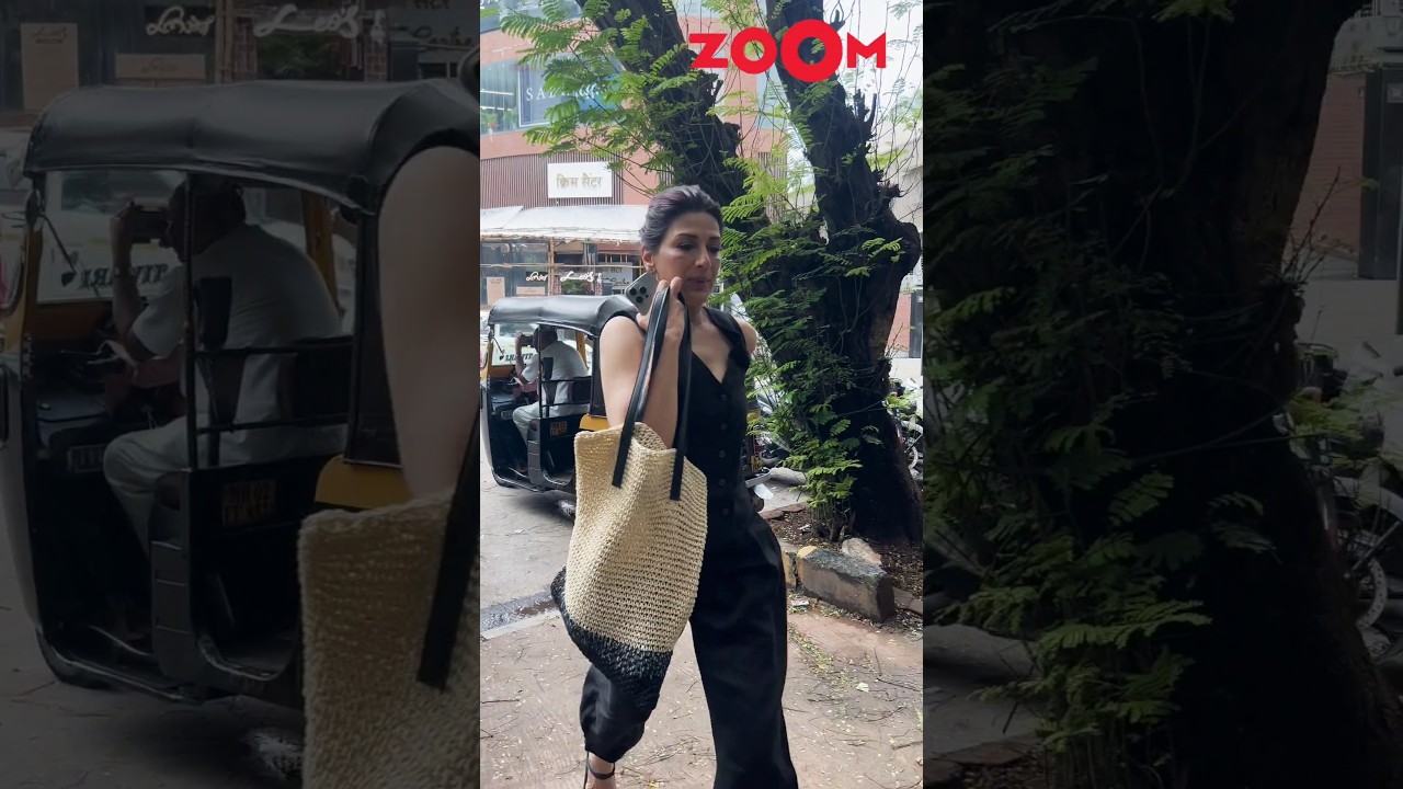 Sonali Bendre tells paps “Abhi Nahi” while RUSHING inside🫣 