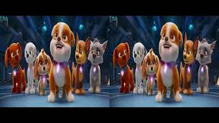 HDR PAW Patrol The Mighty Movie Trailer 2023 in 3D via LeReS AI