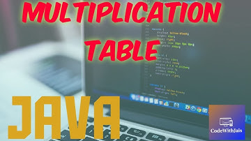 Multiplication Table | JAVA | CodeWithJais | Eclipse IDE