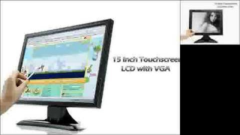 15 Inch Touchscreen LCD with VGA PC, POS  -  CN-CVJU-E38-2GEN