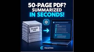 How to Summarize a PDF with ChatGPT in Seconds 🤯 #shorts