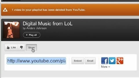 How to Share a Created Playlist on YouTube : YouTube Tips