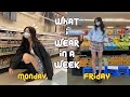 what i actually wear in a week *college edition*