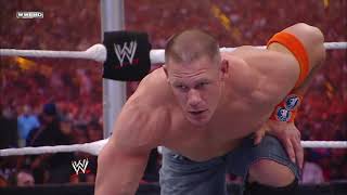 Batista vs John Cena WWE heavyweight match WRESTLEMANIA 26