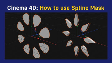 Cinema 4D: How to use Spline Mask