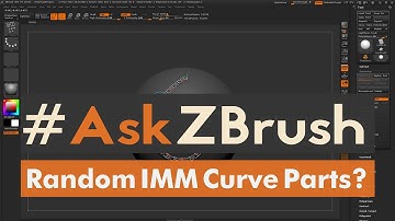 #AskZBrush - "Is there a way to have an IMM Curve Brush randomly cycle its InsertMeshes?"