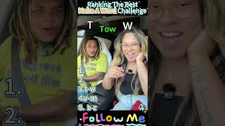 Ranking The Funniest Make A Word Challenge moments#shorts#wordchallenge #couplegoals #comedy