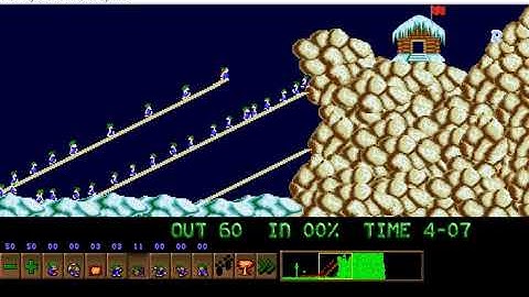 Lemmings Custom Level - Mountaineering
