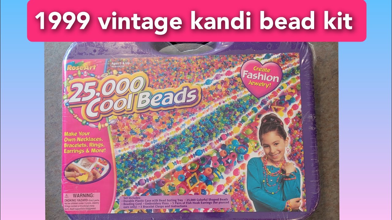 Unboxing 1999 vintage bead kit 