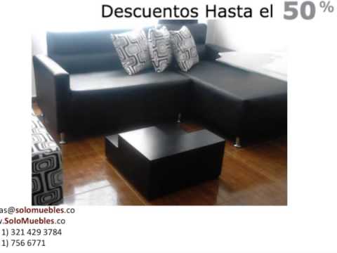 Solo muebles ofertas del mes en salas, comedores, sofacamas ... Mueble de sala de venta