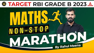 RBI Grade B Notification 2023 | RBI Grade B Quantitative Aptitude Marathon Class | by Rahul Meena #2