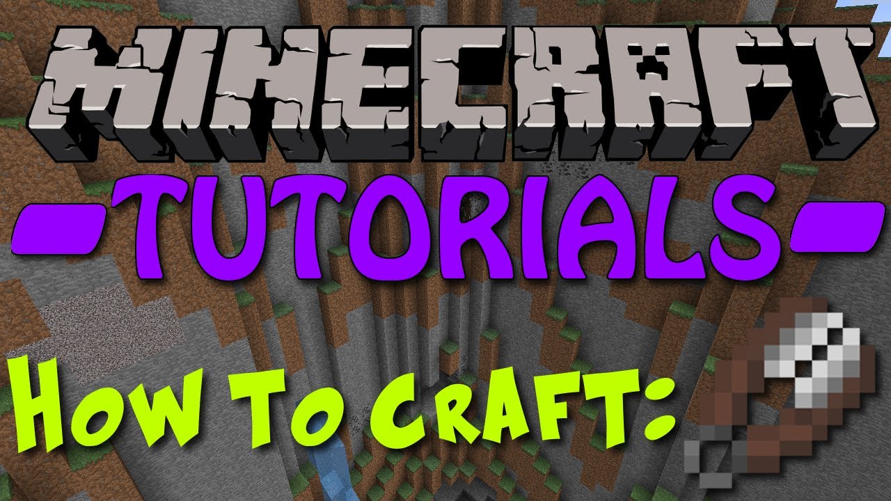 Minecraft Tutorials How to craft Shears YouTube