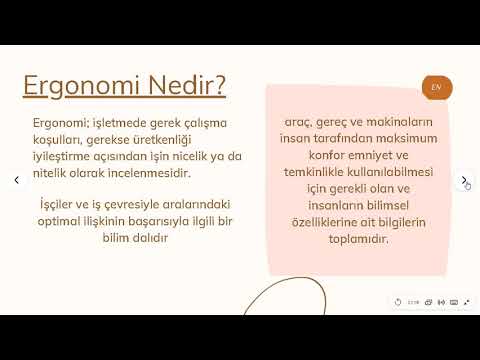 ERGONOMİ NEDİR? TEMEL İLKELERİ NELERDİR? ERGONOMİ DERSİNE GİRİŞ