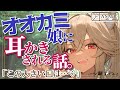 〖ASMR/耳かき〗オオカミ娘に耳かきされる話。〖しっぽ梵天/earpick〗
