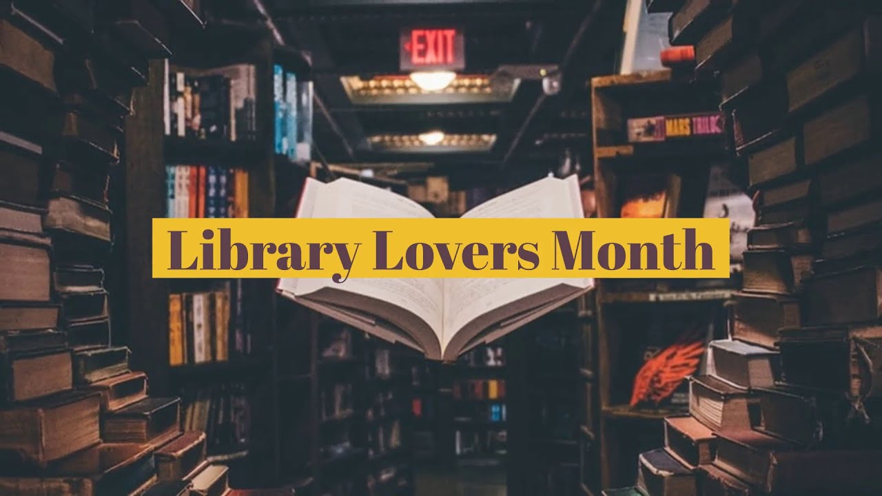 Library Lovers Month Video Template (Editable) YouTube