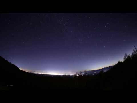 星空タイムラプス　＃1　おうし座南流星群